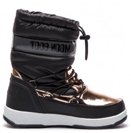 Snehule Moon Boot JR Girl Soft WP Black/Copper 21/22