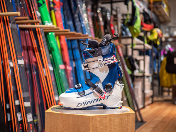 Skialpové lyžiarky Dynafit Hoji PU W White/Poseidon 20/21