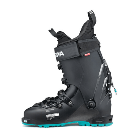 Skialpové lyžiarky Scarpa 4-Quattro SL WMN Black/Lagoon 22/23
