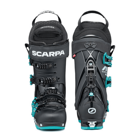 Skialpové lyžiarky Scarpa 4-Quattro SL WMN Black/Lagoon 22/23