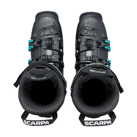 Skialpové lyžiarky Scarpa 4-Quattro SL WMN Black/Lagoon 22/23