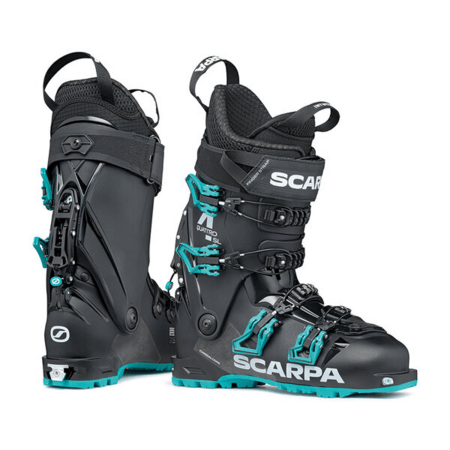 Skialpové lyžiarky Scarpa 4-Quattro SL WMN Black/Lagoon 22/23