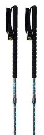 Skialpové palice Black Crows Trios Freebird Black/Blue 21/22