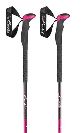 Skialpové palice Leki Poles Aergonlite 2 Lady Darkanthracite-Berry-White