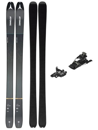 Skialpový set Atomic Backland 85 + Skin 85/86 + Atomic N Backland Tour B/G