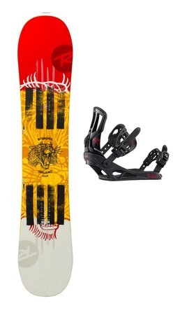 Snowboard Rossignol Jibfluence + Battle Black/Red S/M 20/21