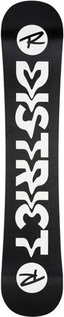Snowboard Rossignol District black/white + battle black/white 19/20 M/L