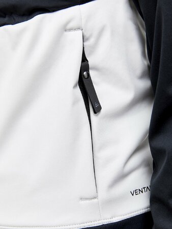 Dámska bunda Craft Pursuit Thermal Blackc/Grey