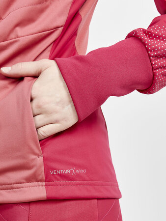 Dámska bunda Craft ADV Nordic Trainin Rúžová