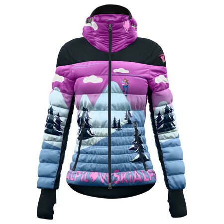 Dámska bunda Crazy Idea JKT Crows I love skialp