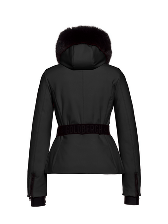 Lyžiarska bunda Goldbergh Hida Ski Jacket Real Border Black