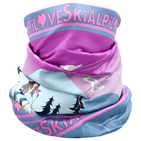 Nákrčník Crazy Idea Neck Gaiter Light I love skialp