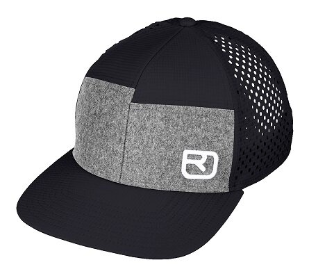 Šiltovka Ortovox Logo Air Trucker Cap Black Raven