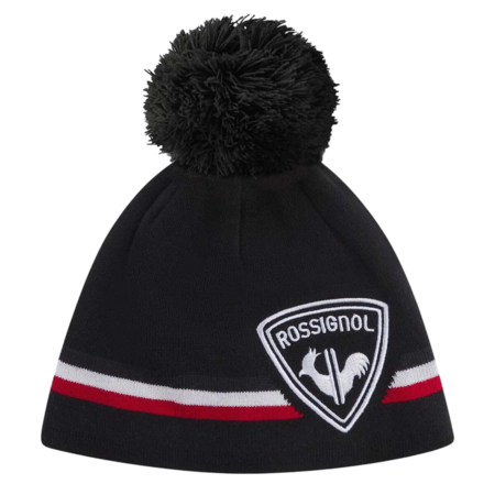 Čiapka Rossignol Rooster Pompon Black