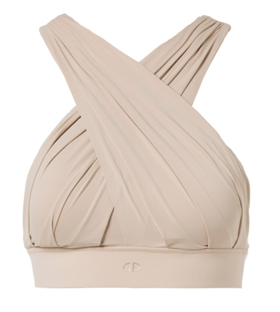 Podprsenka Goldbergh Drape Bra White Sand