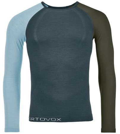 Pánske funkčné tričko Ortovox 120 Competition Light Long Dark Arctic Grey