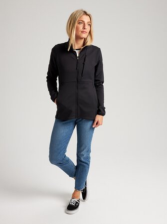 Dámska mikina Burton Multipath Full-Zip Fleece True Black