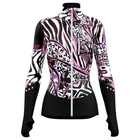 Mikina Crazy Idea Pull Oxygen printed zebra mix