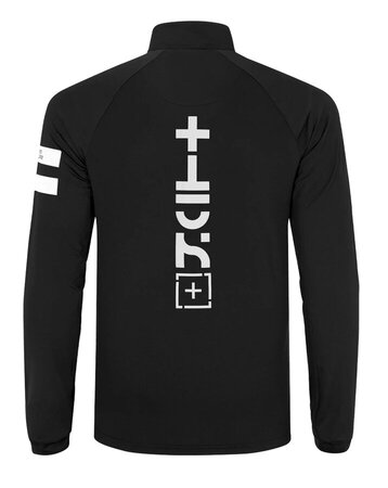 Mikina One more Turtleneck With Half Zip Explorer Black/Black/White 25/26