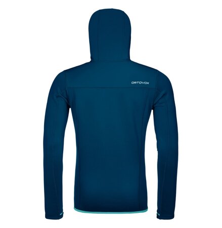 Pánska Mikina Ortovox Fleece Hoody Petrol Blue