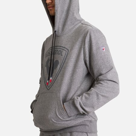 Mikina Rossignol Logo Sweat Hood Heather Grey