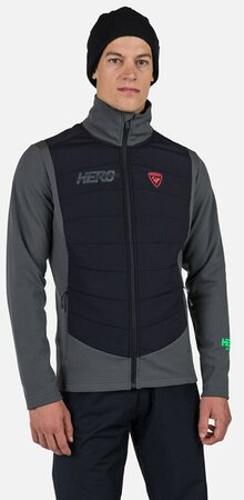 Mikina Rossignol New Hero Classique Hybrid Clim Onyx Grey
