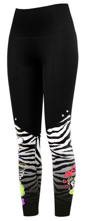 Dámske nohavice Crazy Idea Fuseaux Kinsej doodles