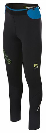 Nohavice Karpos Lavaredo Winter Čierna/Limetková