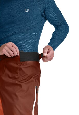 Pánske nohavice Ortovox 3L Ortler Pants M Clay Orange