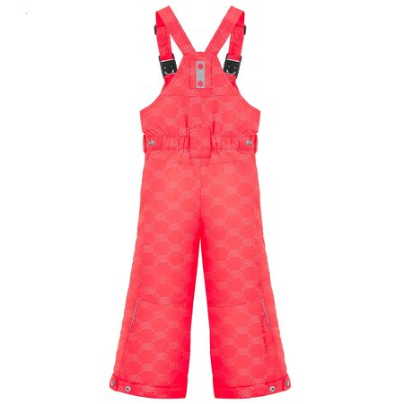 Nohavice Poivre Blanc Printed Ski Bib Pants Embo Techno Red