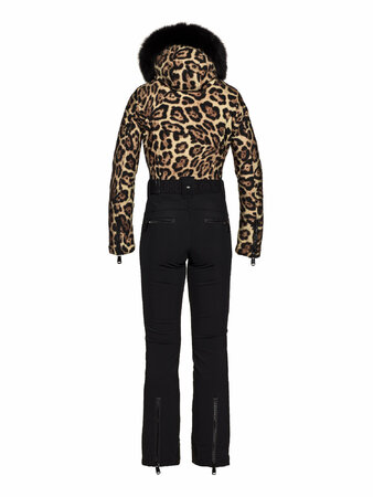 Zimný overal Goldbergh LYNX Ski Suit Real Fox Fur Jaguar