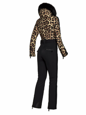 Zimný overal Goldbergh LYNX Ski Suit Real Fox Fur Jaguar