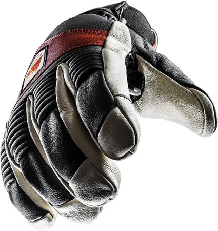 Rukavice Leki Patrol 3D Graphite Off/White Maroon