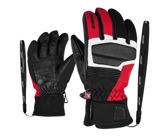 Zimné rukavice Ziener Lukas AS PR Junior Black/Red