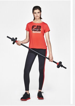 Tričko Goldbergh Dominik short sleeve top Flame