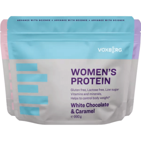 Proteín Voxberg Women's Biela čokoláda & karamel 990g