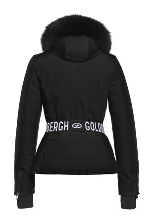 Lyžiarska bunda Goldbergh HIDA Fox Fur Black WP 5K