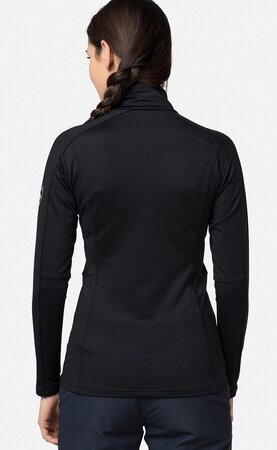 Dámske funkčné tričko Rossignol W Classique 1/2 Zip Black