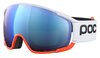 Lyžiarske okuliare POC Zonula Clarity Comp Hydrogen White/Fluorescent Orange/Spektris Blue