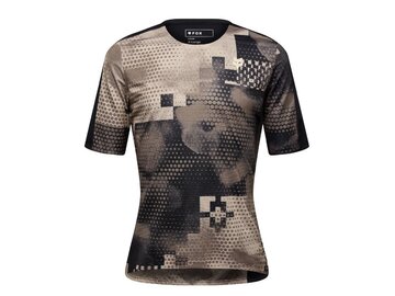 Cyklistický dres Fox Racing Flexair Ascent Ss Jersey Pulse Sand