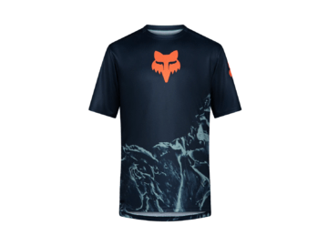 Cyklistický dres Fox Racing Youth Ranger Ss Jersey Image Print Arctic Blue