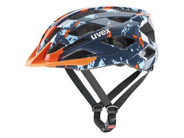 Cyklistická prilba Uvex Air Wing 2 Papaya/Bubble Blue
