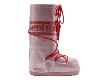 Snehule Moon Boot Icon Glitter Pink