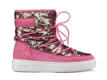 Snehule Moon Boot Pulse Mid Jr Girl Disco Fucsia