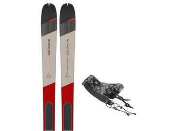 Skialpinistické lyže Salomon T MTN 80 Pro + Skins Gy/Rd 23/24