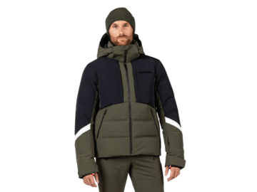 Lyžiarska bunda Rossignol Ciastel Down Mix Olive Shadow
