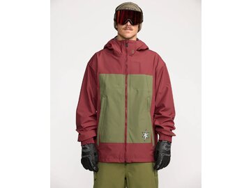 Zimná bunda Volcom Arthur 3L Jacket Burnt Red