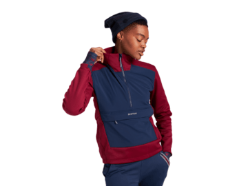 Burton Light Phase Hybrid Fleece Dress Blue/Mulled Berry