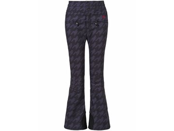 Lyžiarske nohavice Perfect Moment Aurora High Waist Flare Ski Pant Black Houndstooth