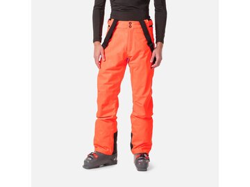 Lyžiarske nohavice Rossignol Hero Blackside Insulated Pant Neon Red